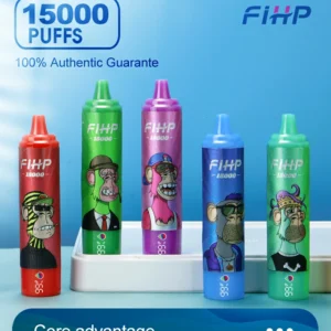 FIHP 15000 Puffs 2% 5%  Low Nicotine Rechargeable Disposable Vapes Pen Bulk Buy Wholesale