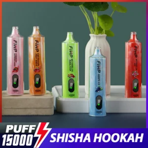 FIHP Shisha Hookah 15000 Puffs Low Nicotine Rechargeable Disposable Vapes Pen Bulk Buy Wholesale
