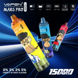 VAPEN Mrs Pro 15000 Puffs 2% Low Nicotine Rechargeable Disposable Vapes Pen Bulk Buy Wholesale