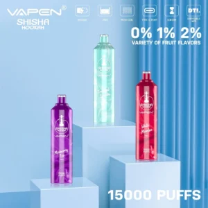 VAPEN Shisha Hookah 15000 Puffs 0% 2% Low Nicotine Rechargeable Disposable Vapes Pen Bulk Buy Wholesale