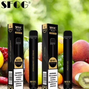 SFOG PLUS 800 Puffs 2% 3% 5% Low Nicotine Rechargeable Disposable Vapes Pen Bulk Buy Wholesale