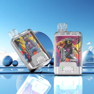 VAPME Crystal 20000 Puffs Double Flavour Digital Screen 2% Low Nicotine Rechargeable Disposable Vapes Pen Bulk Buy Wholesale