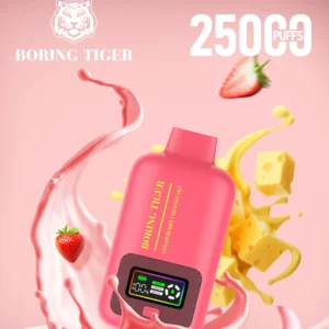 VASY Boring Tiger 25000 Puffs  Digital Screen 4 Mesh Coil 50mg Low Nicotine Rechargeable Disposable Vapes Pen Bulk Buy Wholesale